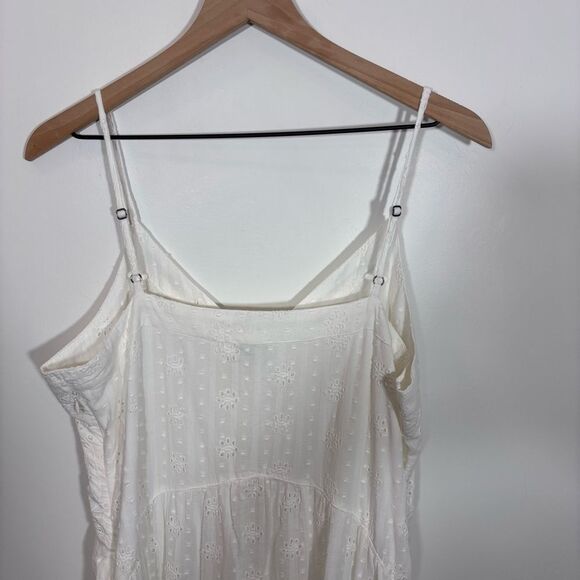 Sundance White Eyelet Arezzo Dress NEW Size Large - Picture 7 of 13
